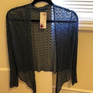 New with tags lightweight sweater or beach coverup